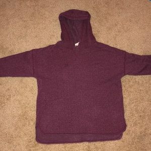 Burgundy Hoodie Shirt